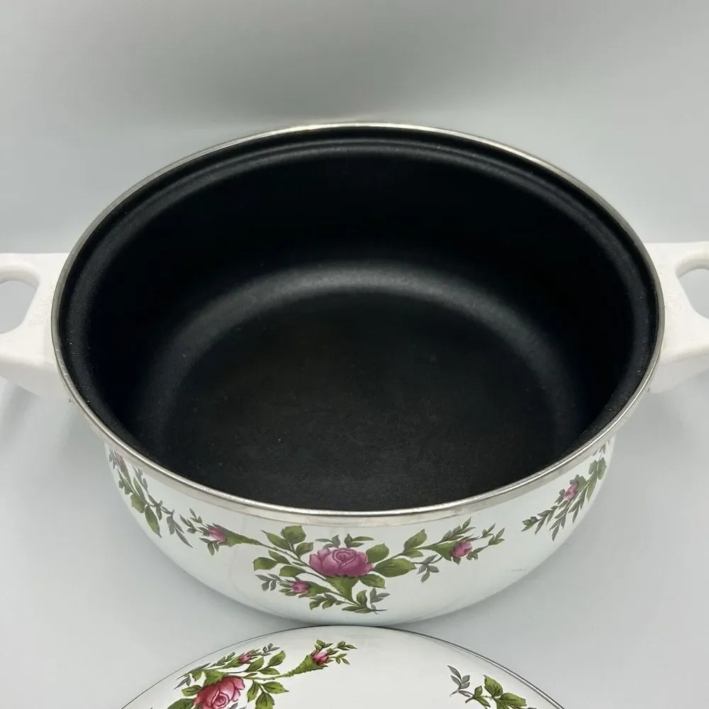 Johann Haviland Floral Ceramic Cookware‎ Pot